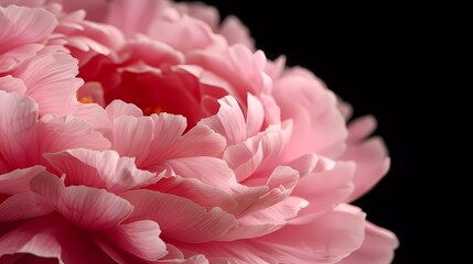 Wall Mural - pink peony flower