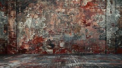 Poster - A gritty, urban texture with rough surfaces and industrial elements, adding an edgy and modern touch to your design