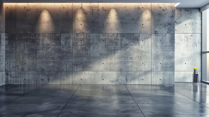 Wall Mural - Empty Concrete Room with Natural Light