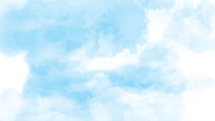 Wall Mural - blue sky background vector with tiny clouds. nature sky beautiful blue and white clouds texture back