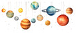 © Rawpixel.com - PNG Solar system space astronomy hanging.
