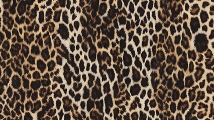 Leopard background design, fashionable modern furry print