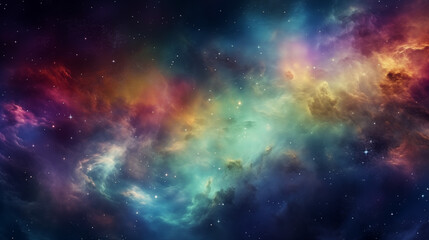 colorful space galaxy cloud nebula . stary night cosmos. universe science astronomy. background wall