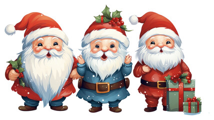 Sticker - PNG Christmas cartoon transparent background togetherness.