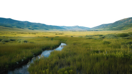 Sticker - PNG Terrain in America landscape grassland outdoors.