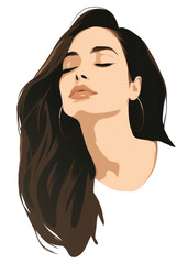 Wall Mural - PNG Portrait drawing sketch adult