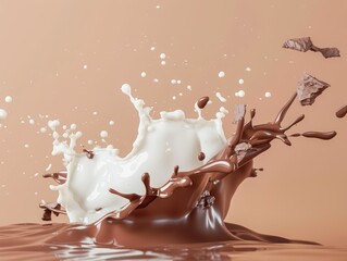 Poster - splash of milk