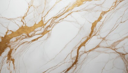 A symphony of white and gold: a marble surface with golden veins