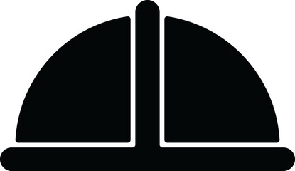 Poster - Engineer Helmet Icon On Transparent Background, Employee Hat Illustrator, worker hard hat, Construction hat, mechanical engineer hat, constructor helmet Icon.