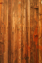 Wall Mural - Wood background, texture of a brown wooden plank wall