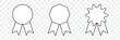 © RadiantForms - badge line icon