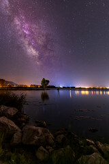 Canvas Print - night view of the sea