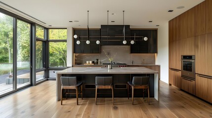 Wall Mural - Modern and elegant kitchen design