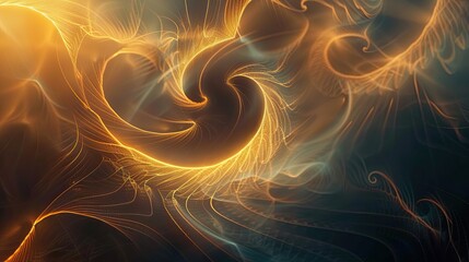 Poster - Exploring the Dreamy Golden Ratio in Misty Geometry and Lines of Beauty