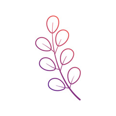 Wall Mural - autumn leaves icon vector