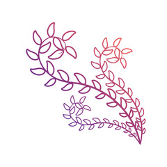 Wall Mural - autumn leaves icon vector