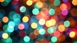© Narongsag - Abstract Colorful Bokeh Lights Background.