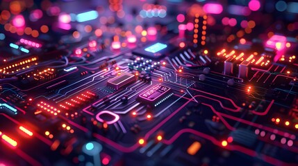 Abstract tech background