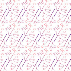 Wall Mural - autumn leaves pattern background vector