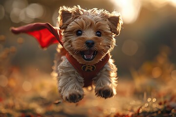 Wall Mural - Superhero Dog