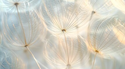 Abstract dandelion flower background