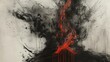 © Rasim - Charcoal with red streaks of heat