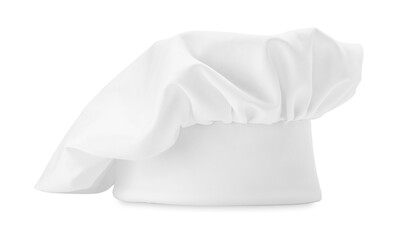 Wall Mural - One new chef's toque isolated on white