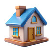 © Watcharakorn - 3d house icon, building, 3d, architecture, estate, roof, construction, real, icon, property, door, residential, model, illustration, housing