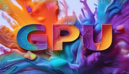 Poster - Vibrant Abstract Background Featuring GPU Design