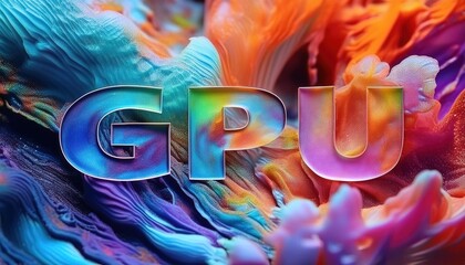 Poster - Colorful Abstract GPU Artwork for Digital Media
