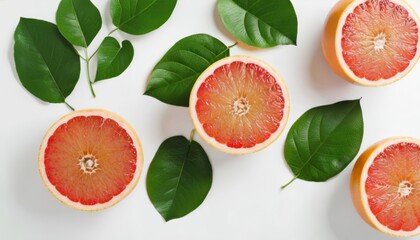 Wall Mural -  Fresh and vibrant citrus delight