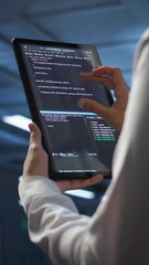 Poster - vertical video data center software developer responsible for installation of networking equipment s