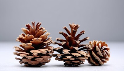 Poster -  Autumns bounty  Pine cones in harmony