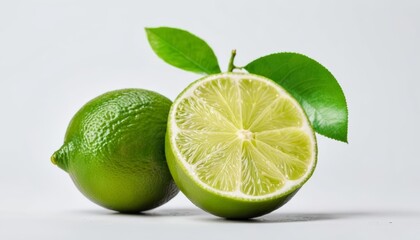 Canvas Print -  Fresh lime ready to zest