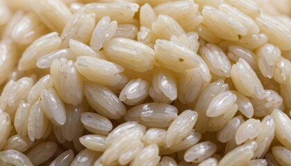 Sticker -  Pile of fresh white rice grains