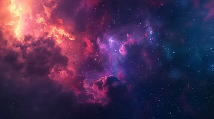 Wall Mural - colorful space galaxy cloud nebula. stary night cosmos. universe science astronomy. supernova backgr