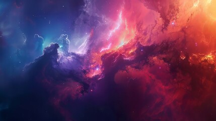 Wall Mural - colorful space galaxy cloud nebula. stary night cosmos. universe science astronomy. supernova backgr