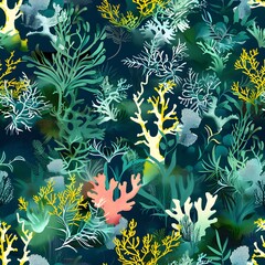 Wall Mural - tropical coral reef