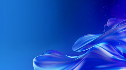 Wall Mural - a close up of a blue and purple background with a flowing fabric