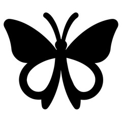 Wall Mural - Black Butterfly Vector