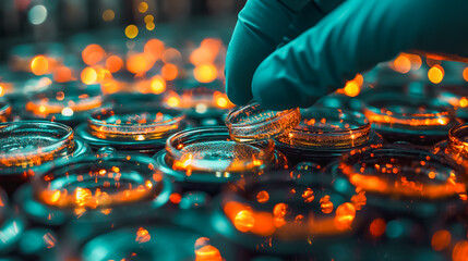 Poster - Innovations in biotechnology, from gene editing technologies to biological implants, transforming medicine and agricultural practices.