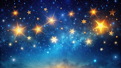 Wall Mural - starry night sky background with glowing stars, stars, night, sky, background, celestial, space, ast