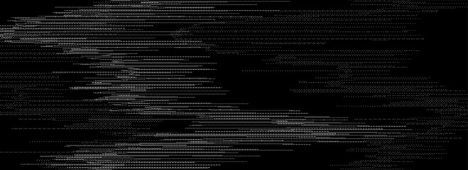 Poster - TV static noise texture. Glitch pixelated random background. Damage, error, distorted VHS video screen overlay. Black white grunge television interference. Vector digital pixel video effect backdrop