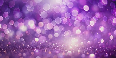 Wall Mural - dreamy bokeh light texture on a purple backdrop for a magical effect, bokeh, light, texture, purple,