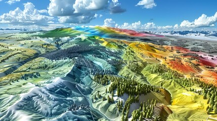 Aufkleber - Climate Change Modeling and Visualization Using GIS Technology