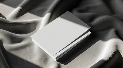 Poster - Business card with subtle shadows