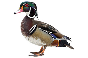 Wood Duck isolated