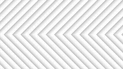 Wall Mural - Abstract beautiful white arrow line ,white background 4k illustration.