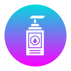 Poster - Conditioner vector icon. Can be used for Skincare iconset.