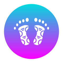 Poster - Reflexology vector icon. Can be used for Spa iconset.